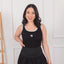 Blusa Top Básico sin Mangas - Negro