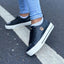 Zapatos Rubinos Plataforma Contrast - Negro/Blanco