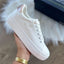 Zapatos Polo Club Silver Platform - Blanco/Plateado
