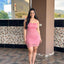 Vestido Shimmer Overlay - Rosado Claro