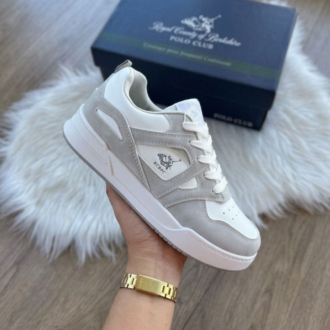 Zapatos Polo Club Dynamic Frame - Blanco/Gris Imagen principal del producto