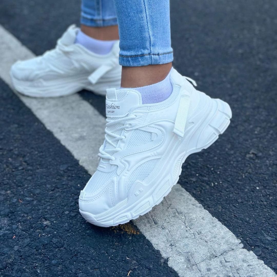 Zapatos Fashion Sport Loop Runner - Blanco Imagen principal del producto