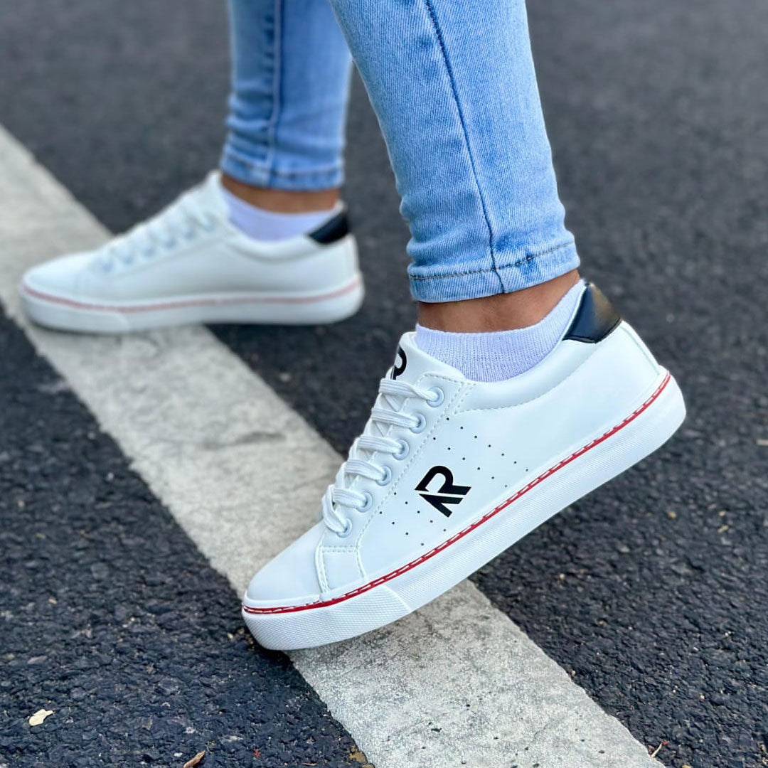 Zapatos Rubinos Dot Contrast - Blanco Imagen principal del producto
