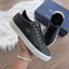 Zapatos Polo Club Metallic Crest - Negro/Plateado