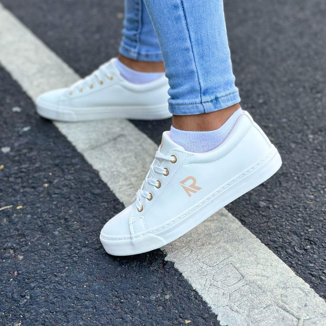 Zapatos Rubinos Gold Minimal - Blanco Imagen principal del producto