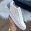 Zapatos Polo Club Lavender Line - Blanco/Morado Grisáceo