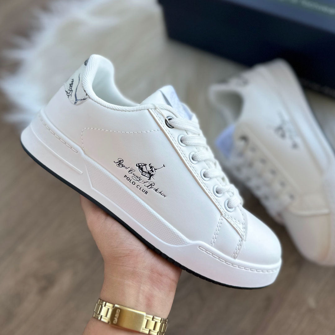 Zapatos Polo Club Signature Court - Blanco