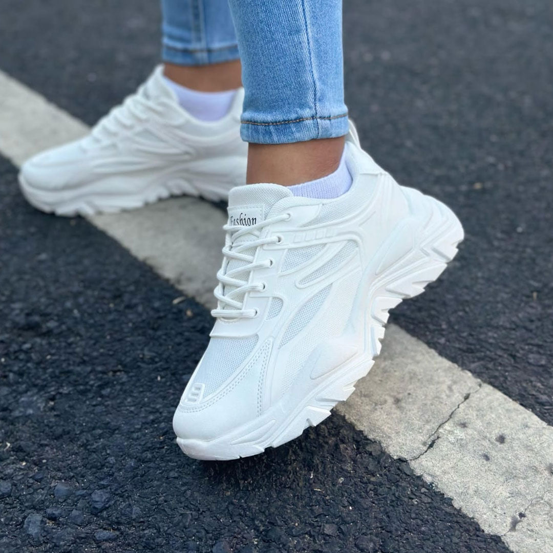 Zapatos Fashion Sport Wave Runner - Blanco Imagen principal del producto