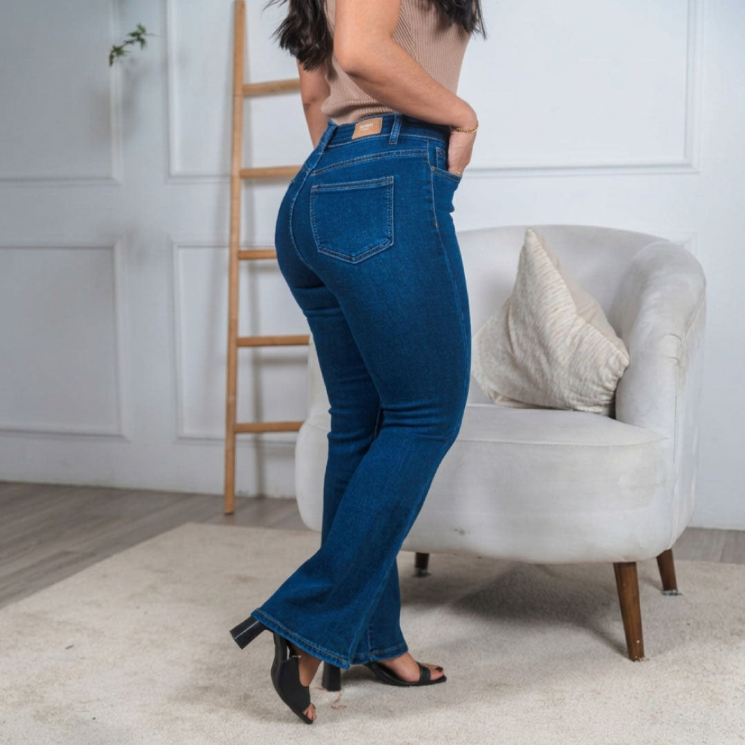 Jeans Flare Back Seam - Denim