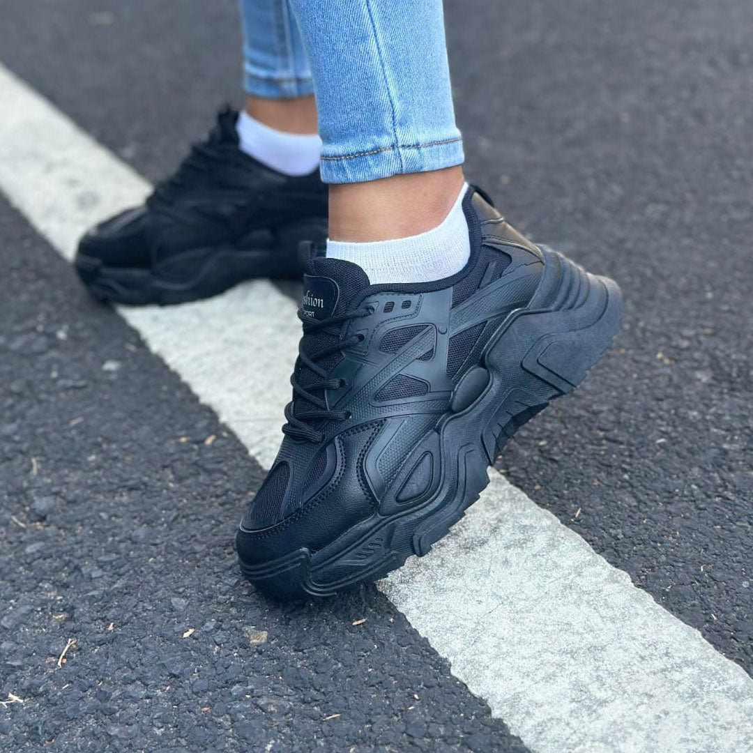 Zapatos Fashion Sport Tech Cage - Negro